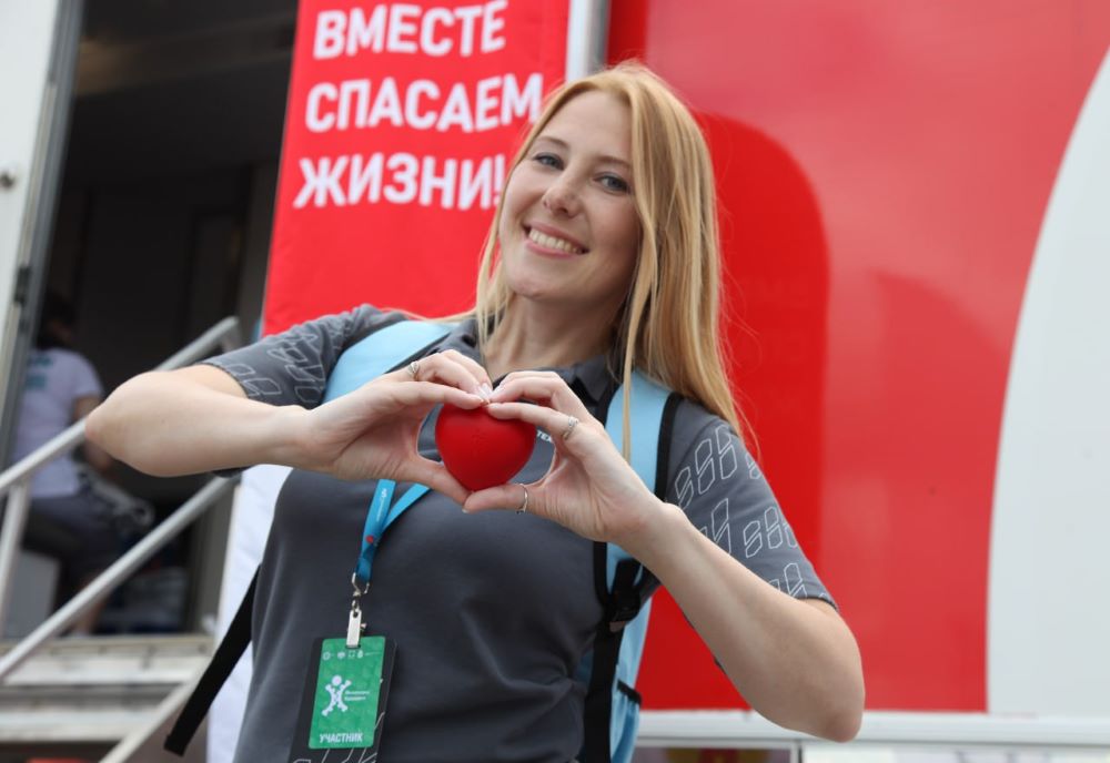 На открытии форума «Инженеры будущего» прошла донорская акция